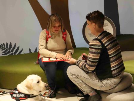 Center Dina obiskali člani Društva slepih in slabovidnih Nova Gorica